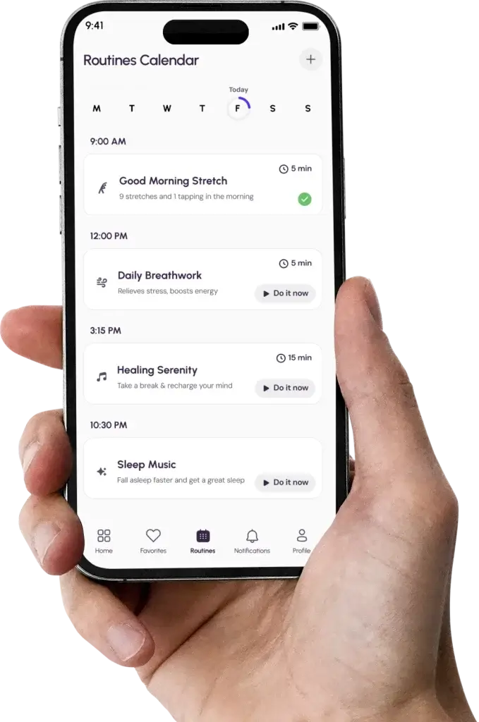healthymind Routines Calendar