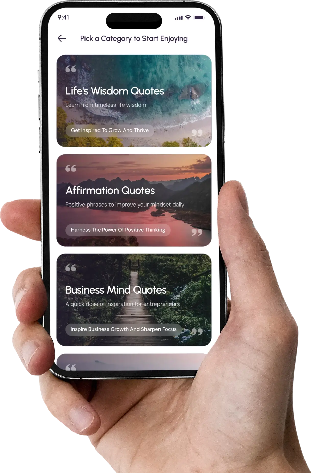 motivation quotes app