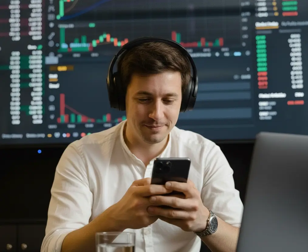relaxed trader